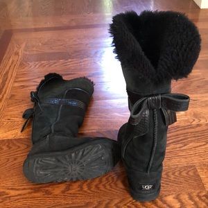 Ugg black tall boots